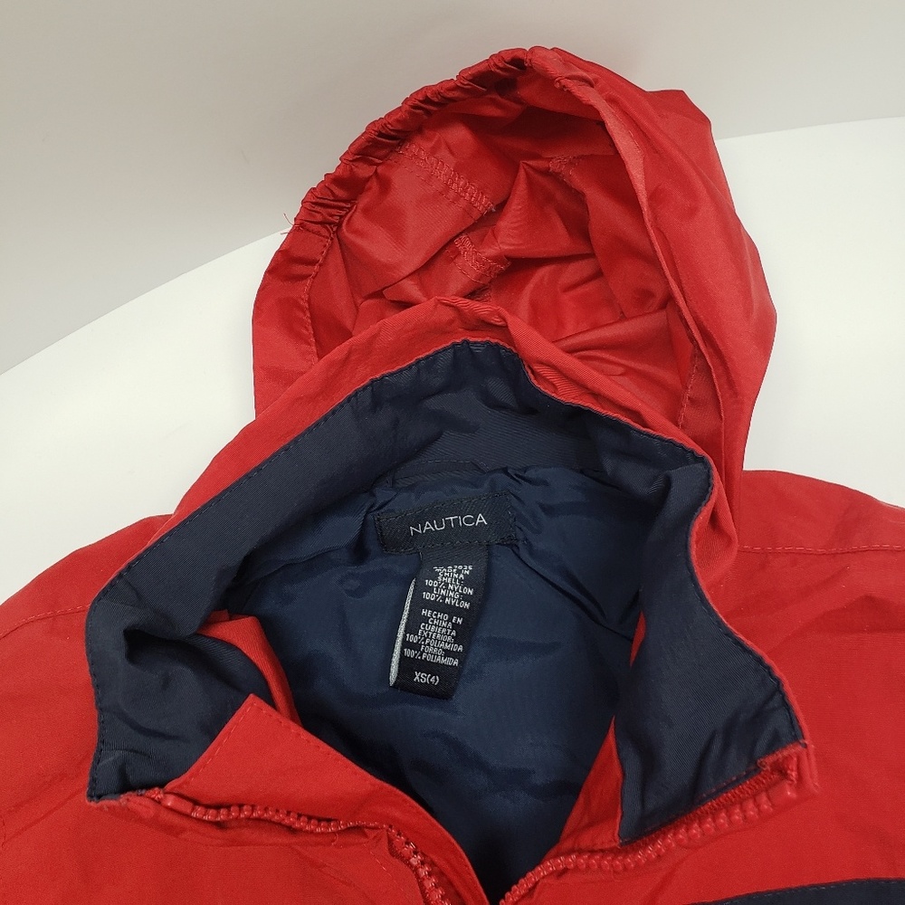 Nautica Boys Red/Blue Anchor Jacket Size 4T - Picture 3 of 7